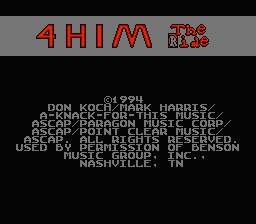Sunday Funday : The Ride (Homebrew) — Title screen